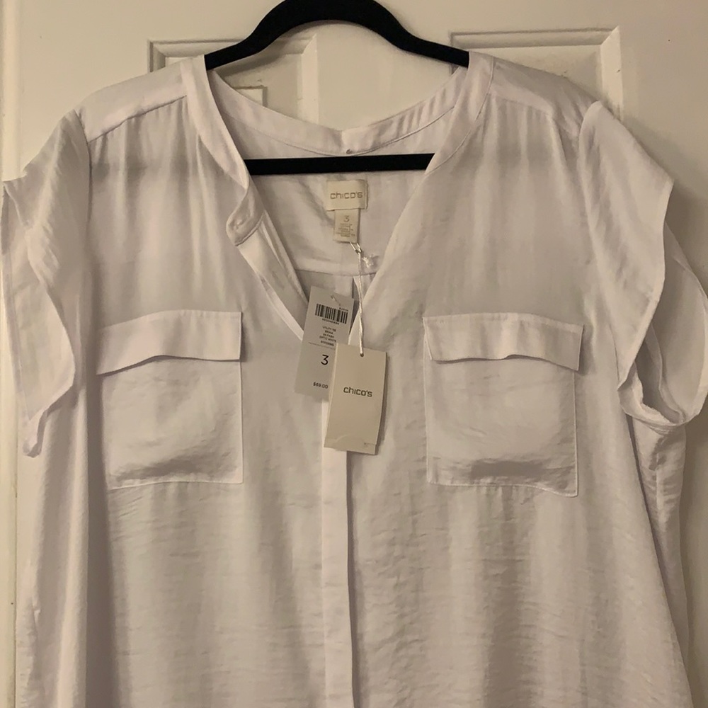 Chico’s Brina Utility tee size 3